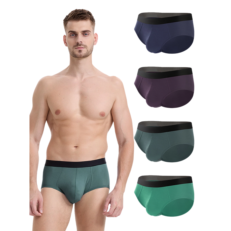 Slip da uomo morbido con patta aperta